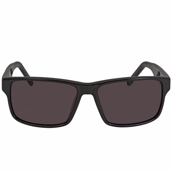 Salvatore Ferragamo Other - Salvatore Ferragamo Black Rectangular Sunglasses with Dark Gray Lenses